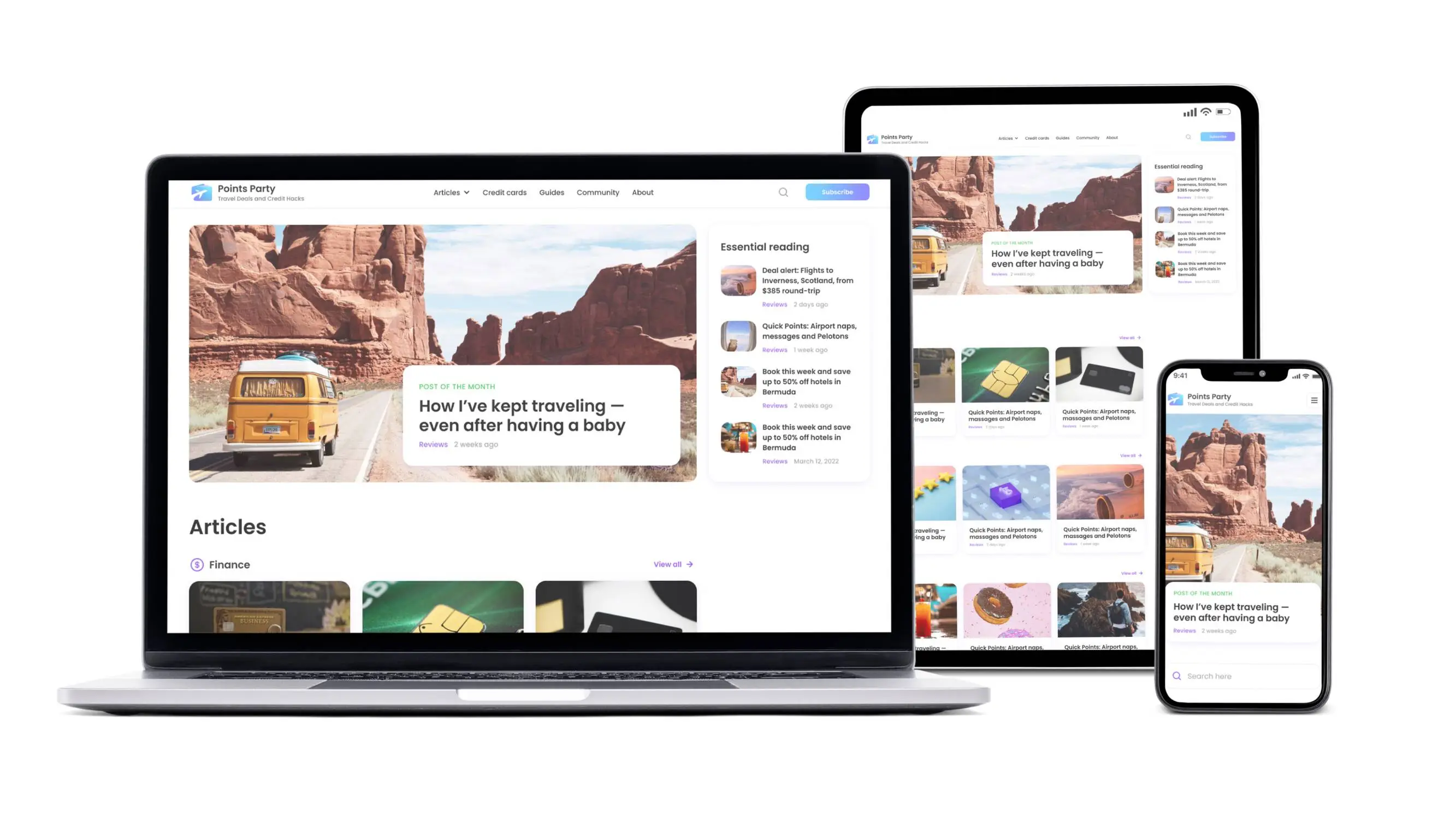 Content Marketing Website - Screenshot 1
